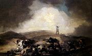 Francisco de goya y Lucientes Robbery oil painting on canvas